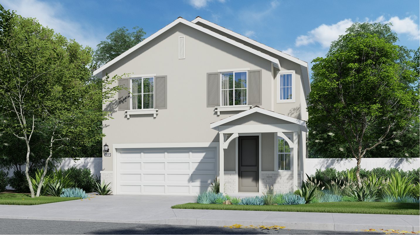 Exterior A – French Country home