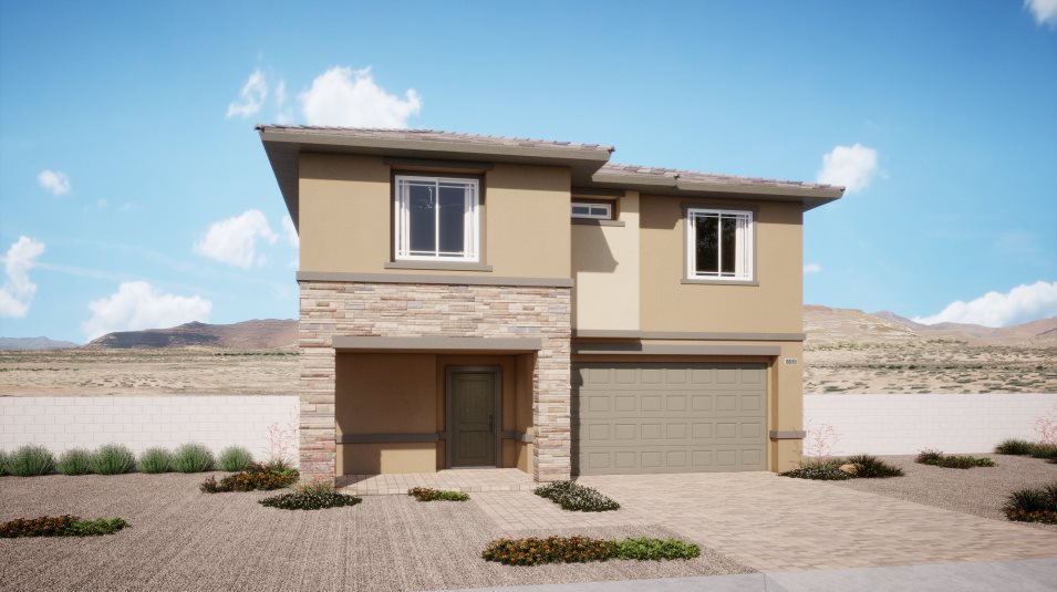 Exterior C home rendering