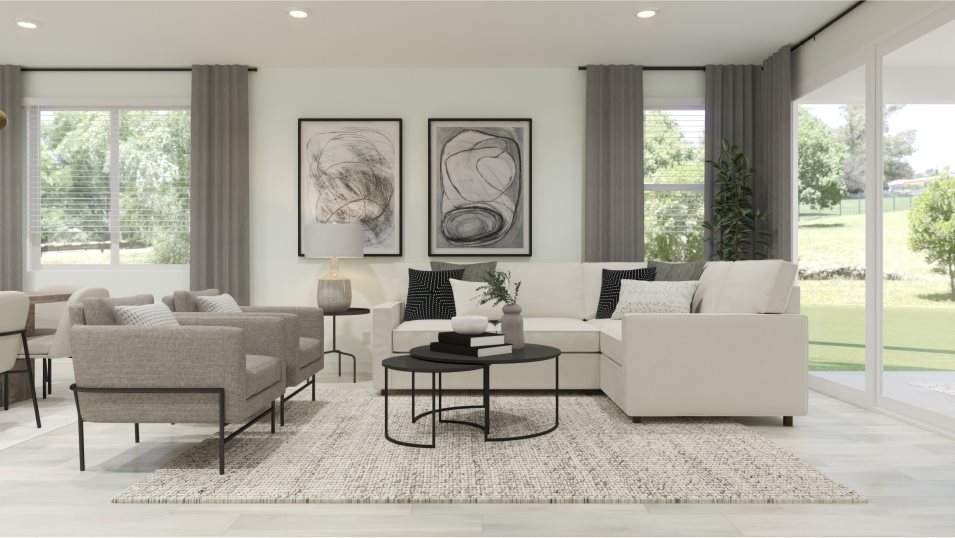 Furnished Great Room 