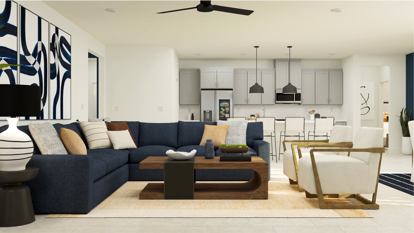 Tracy Hills Crestwick Residence 1 family room