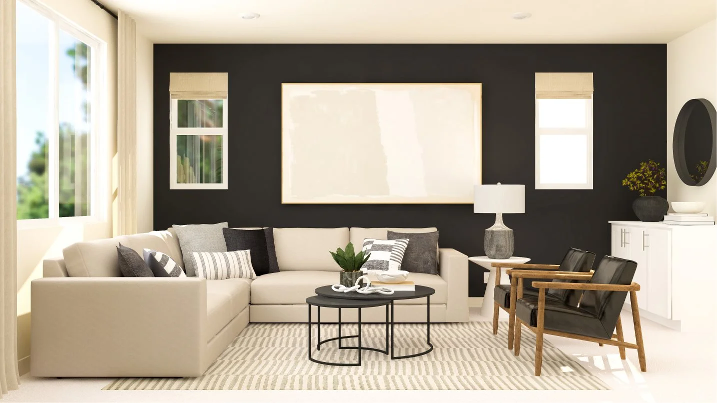 Loft styled as a secondary living space