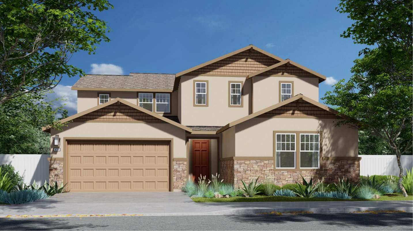 Residence 3308 Elevation A - Craftsman