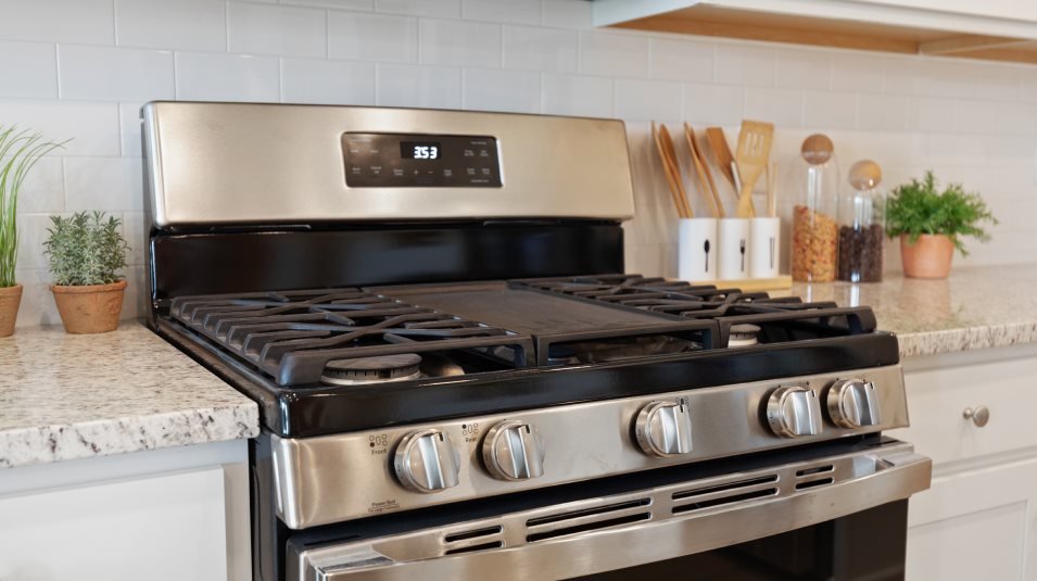 Brand-new stainless steel appliances
