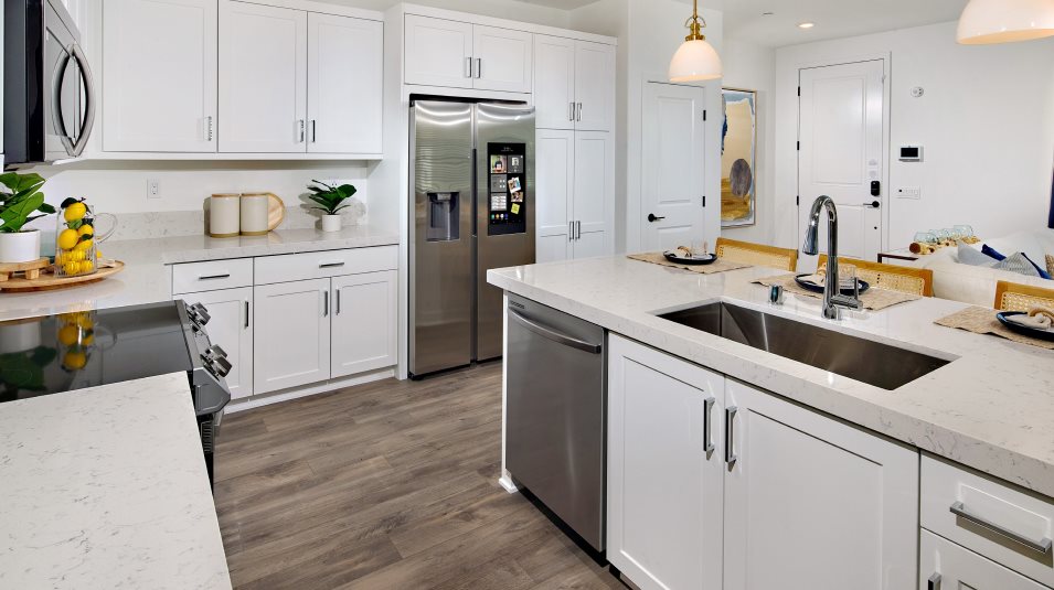 Countertops in the kitchen