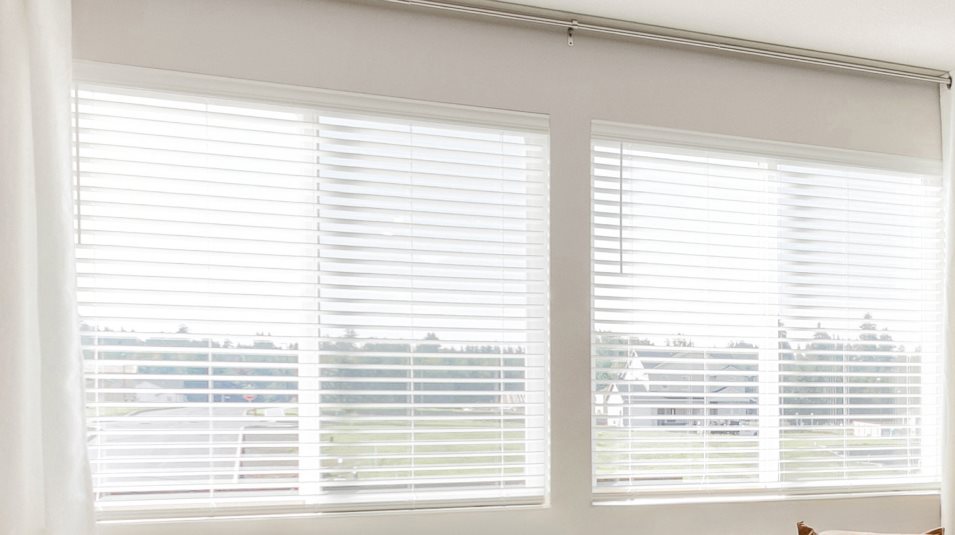 Horizontal Faux Wood Blinds