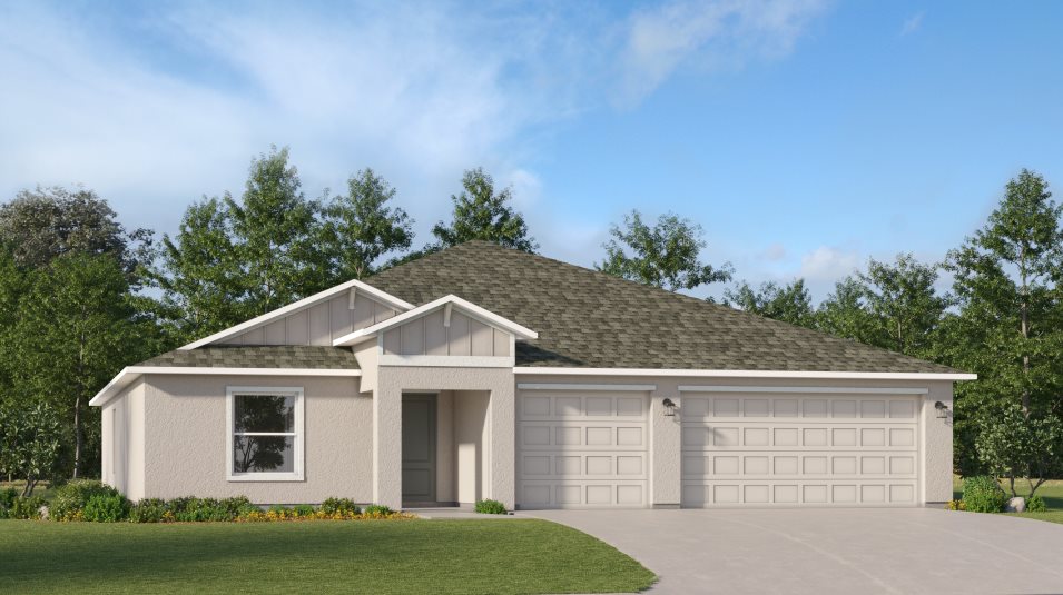 A ranch-inspired exterior 