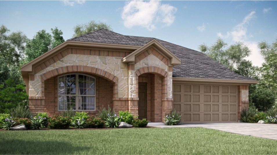 Sendera-Ranch Classic Harmony -STANDARD 3 CAR GARAGE E
