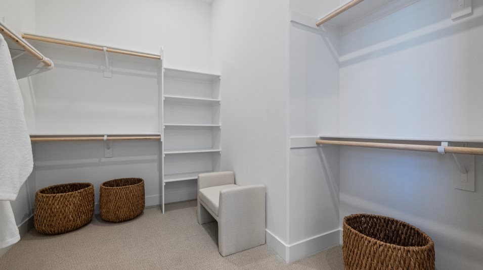 Walk in closet interior