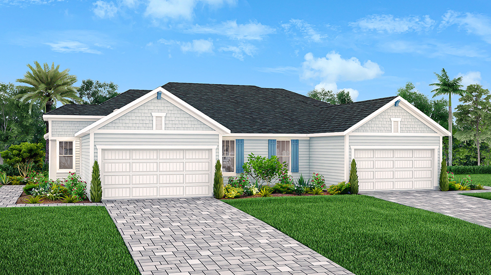 A craftsman-inspired exterior