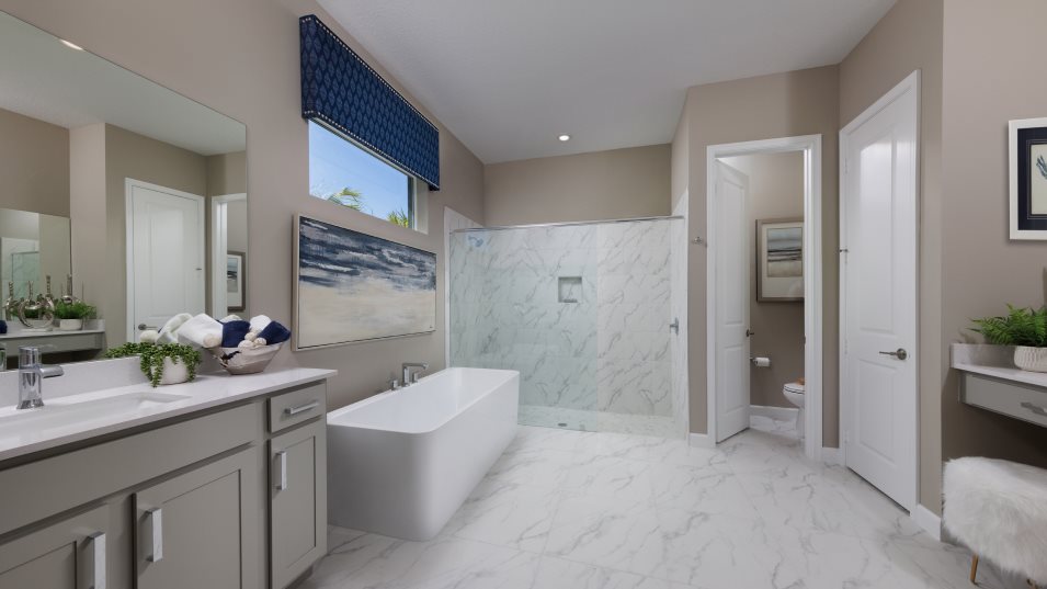 Broadleaf owner's bathroom
