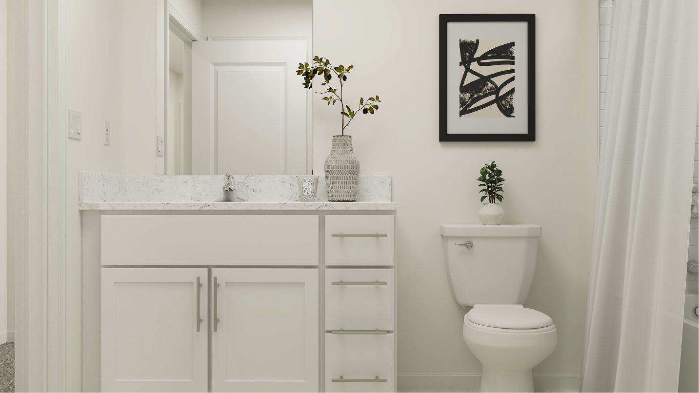 Lincoln second bathroom
