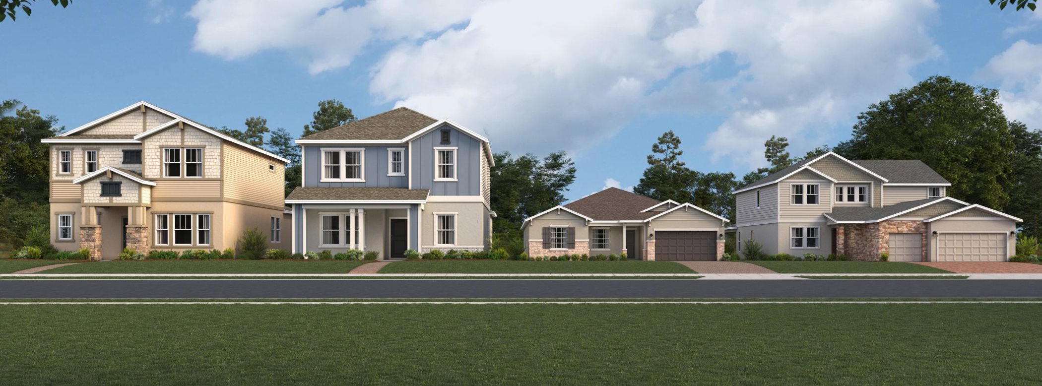 Rhetts Ridge streetscape