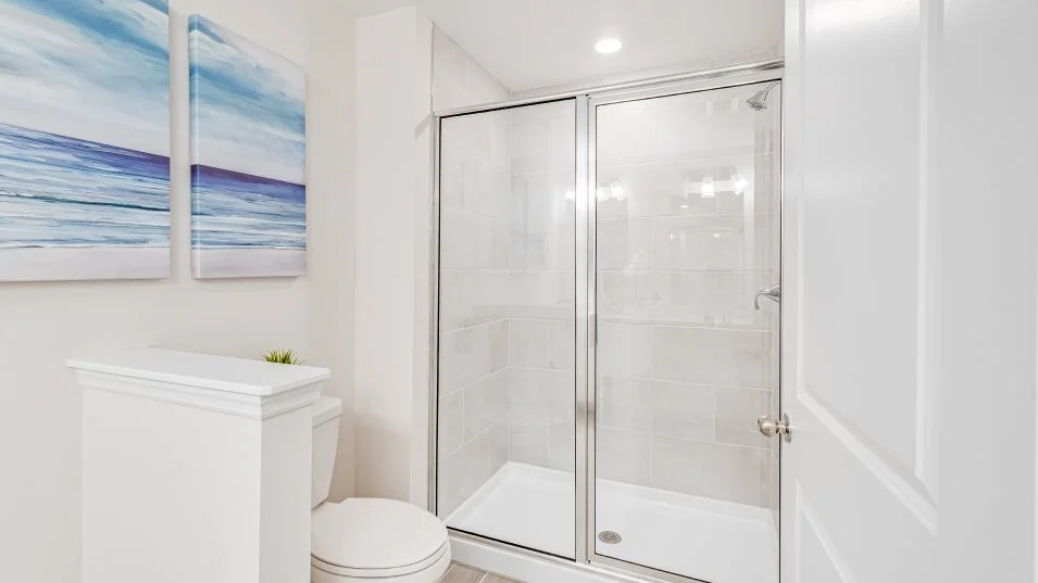 Lincoln plan owners suite bathroom