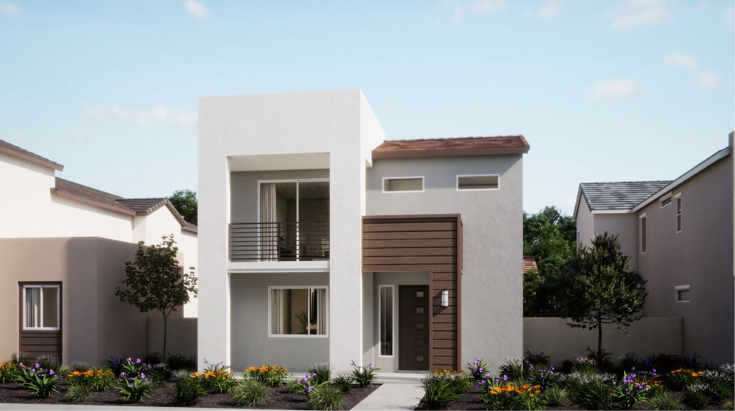 Abstract Traditional home image