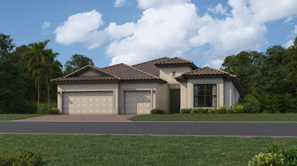 A Mediterranean-inspired exterior 