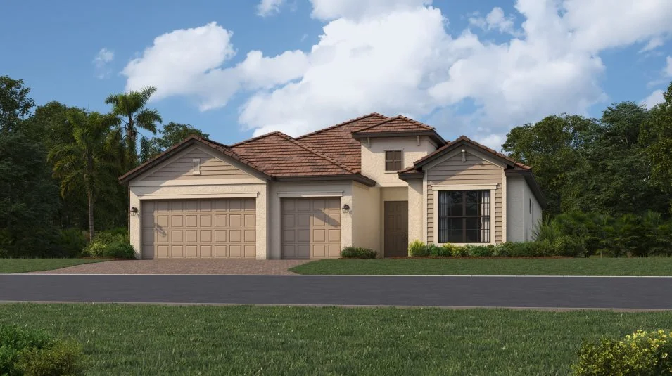 A contemporary-inspired exterior