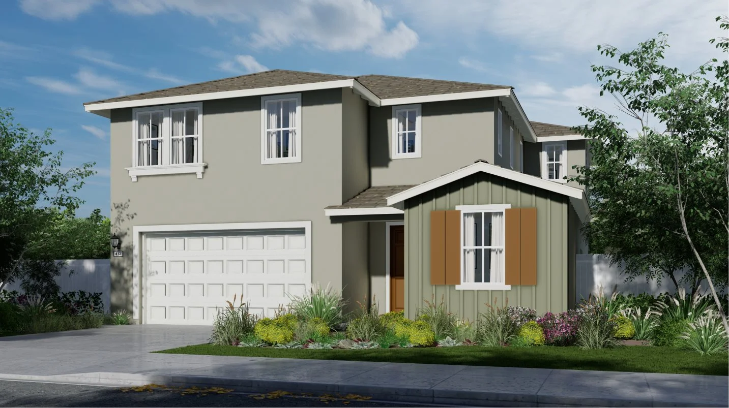 Elevation B - Modern Farmhouse
