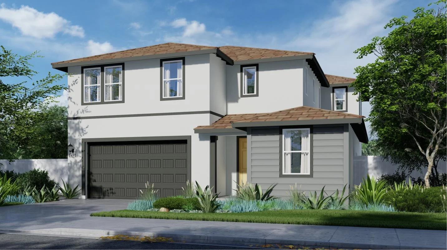 Elevation A - Modern Seaside