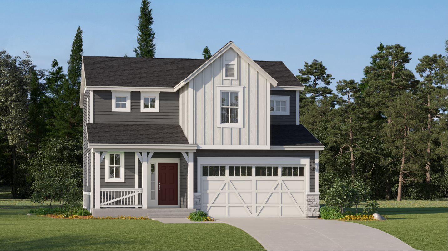 Farmhouse home exterior