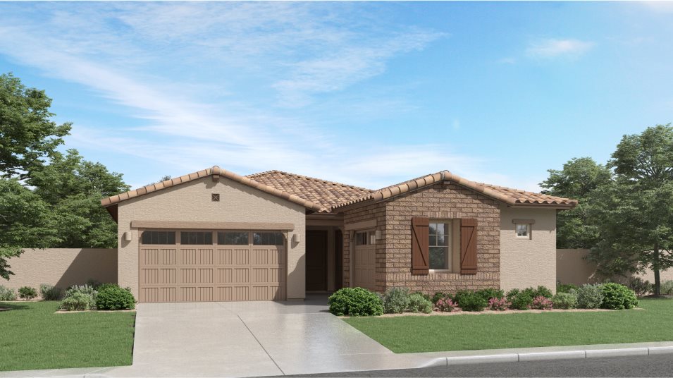 Ranch Hacienda home exterior