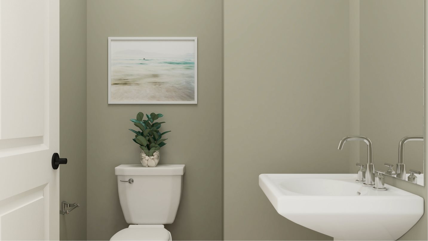 Residence 3 powder room