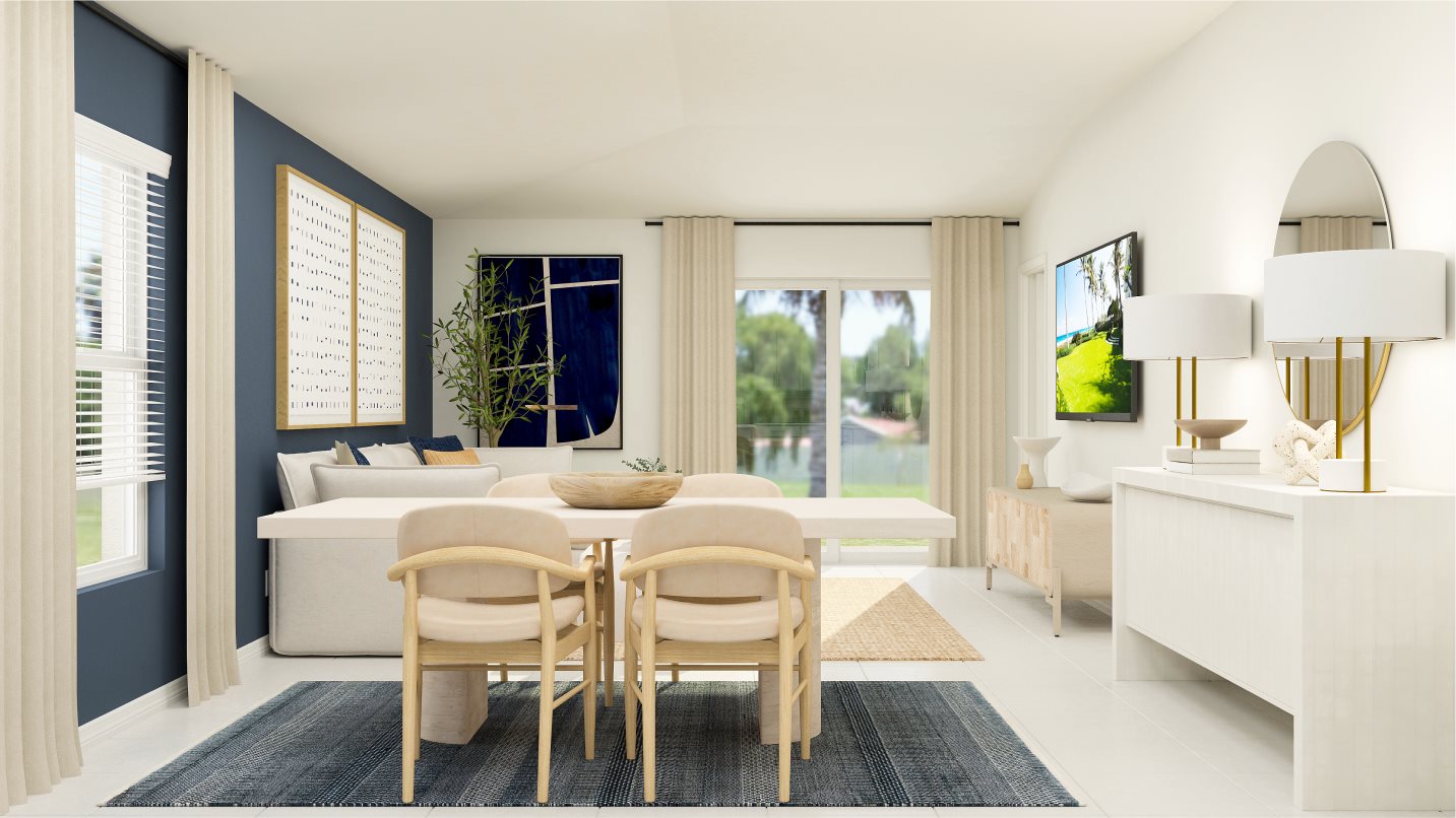 Belmont plan dining room