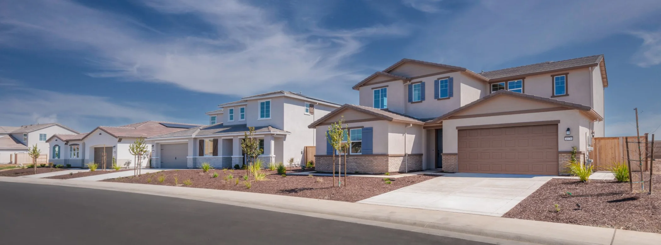 Homes in the Midori community