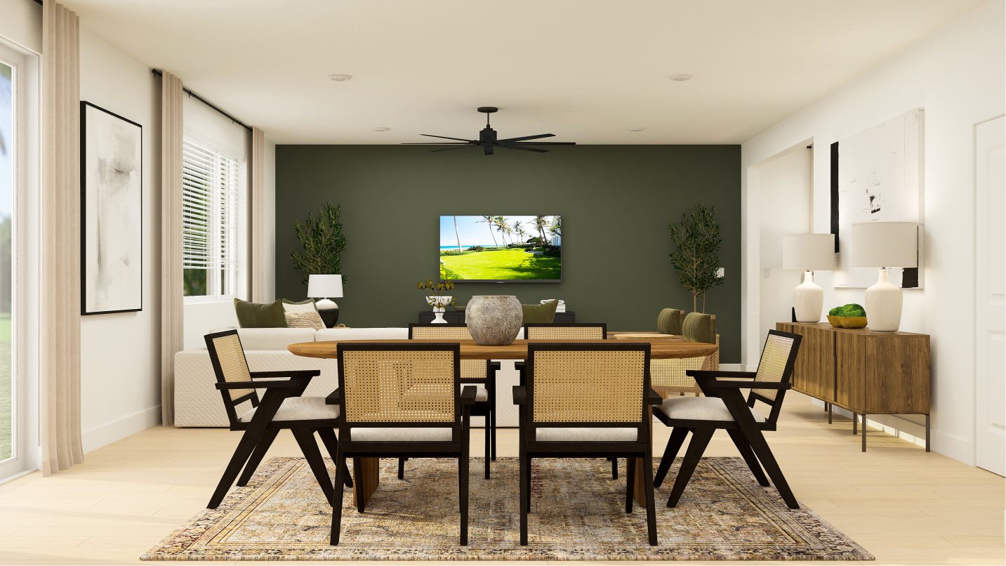 Residence 1 dining room