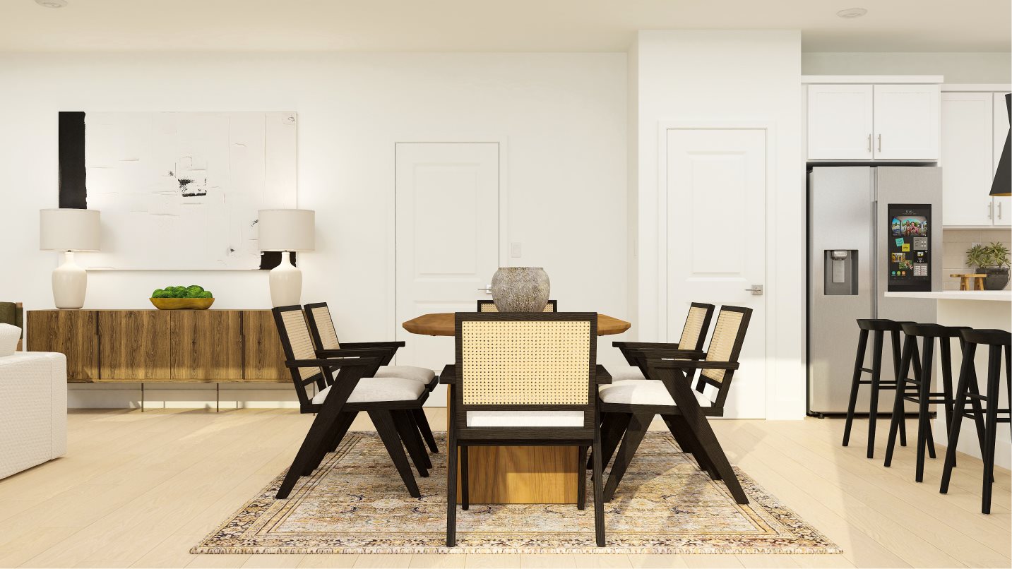 Residence 1 dining room