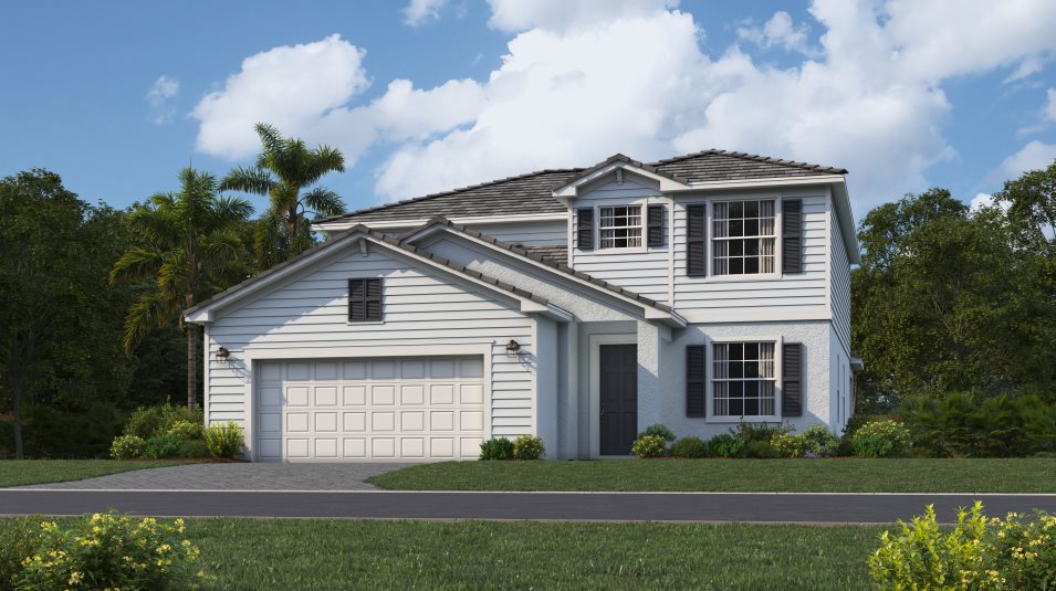 A coastal-inspired exterior