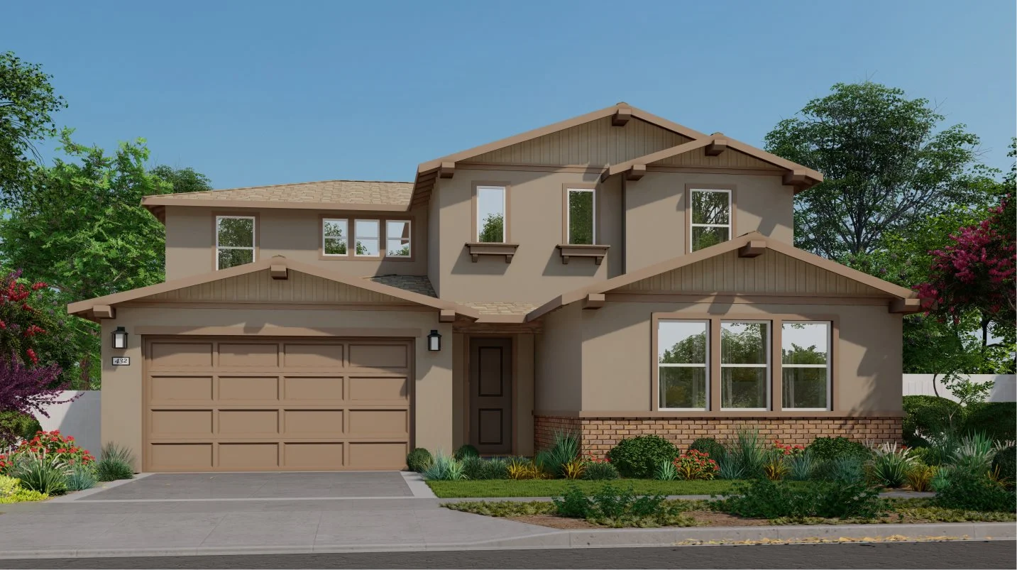 Elevation C - Territorial Ranch