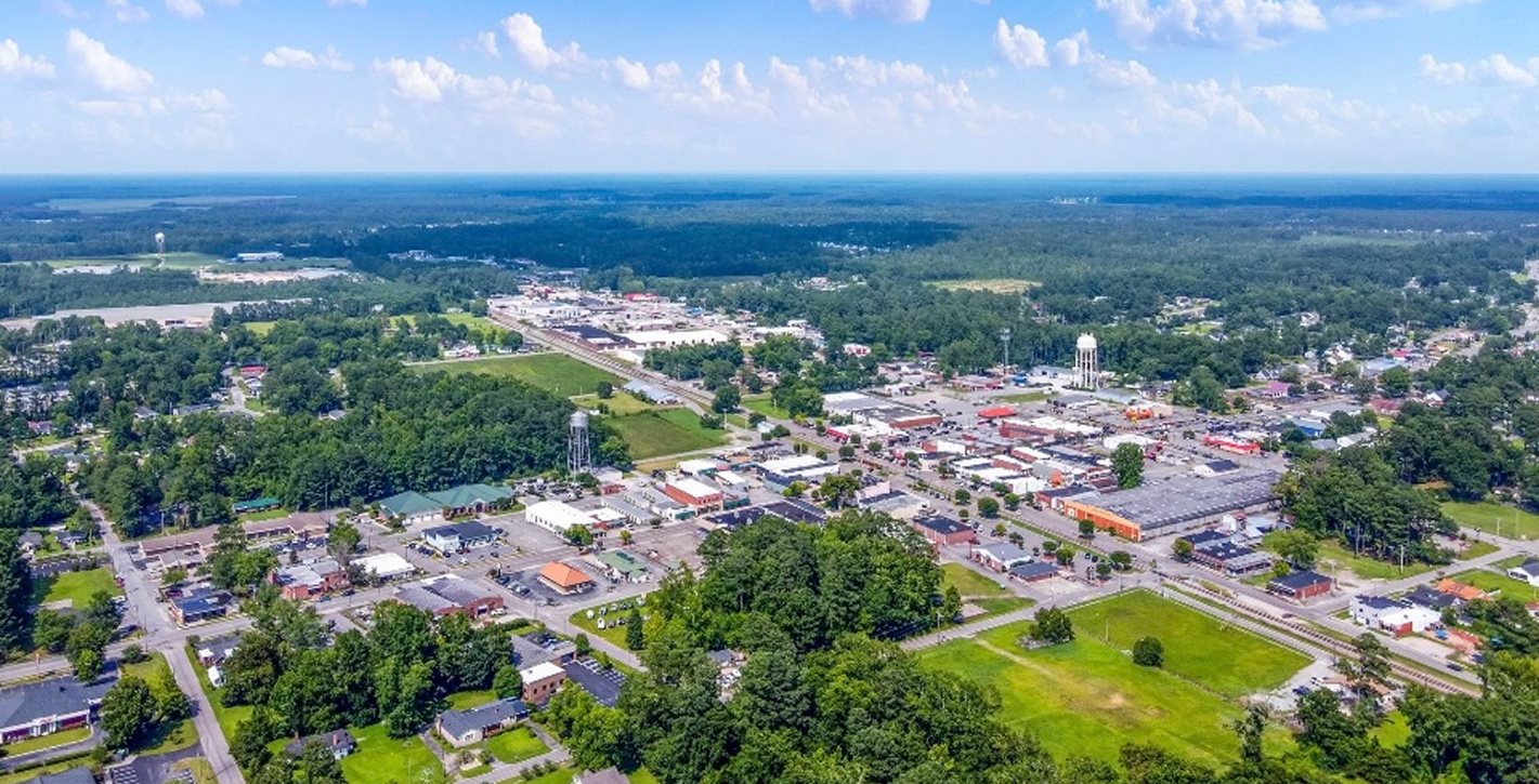 Downtown aerial