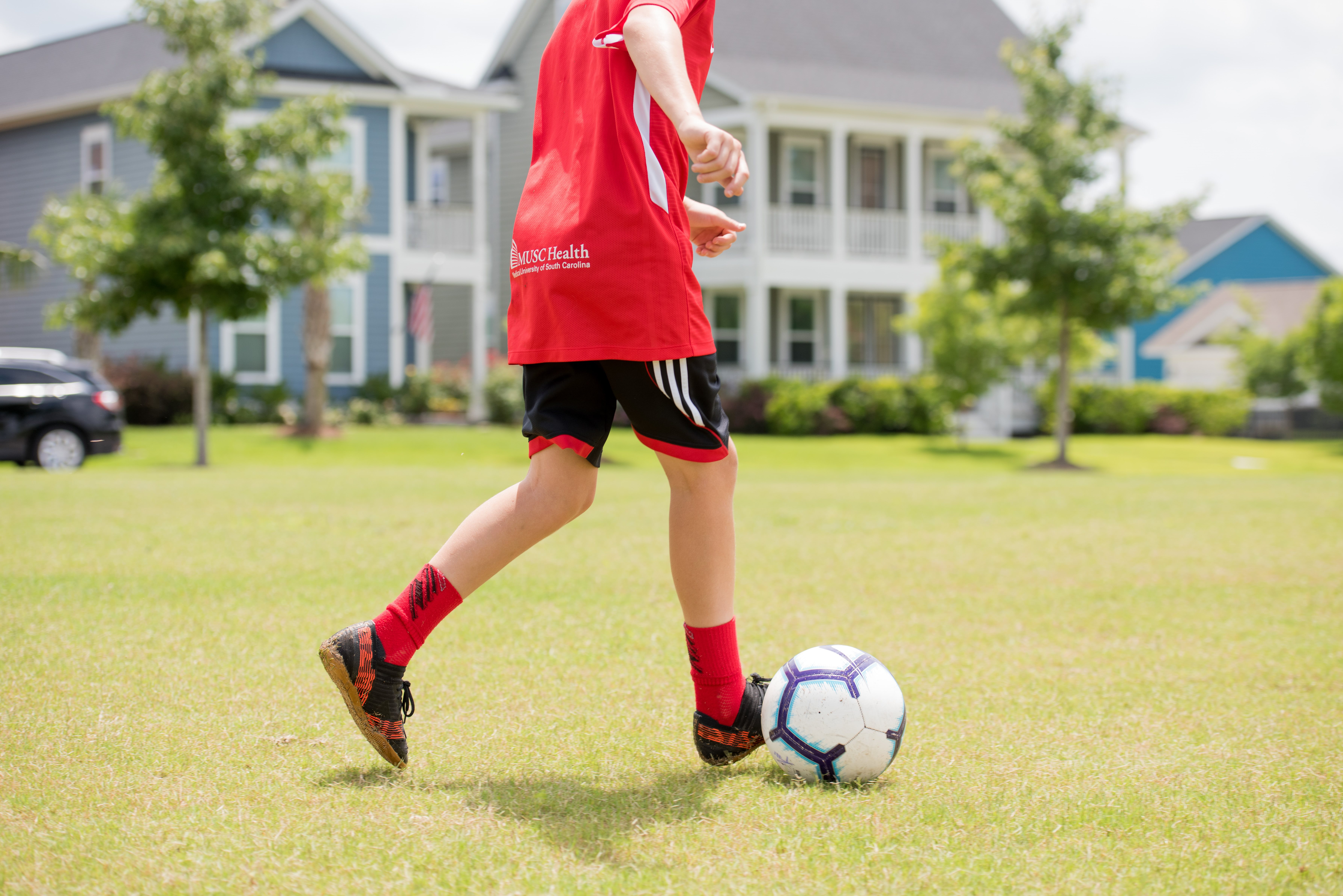 Open green spaces perfect for soccer or a family picnic