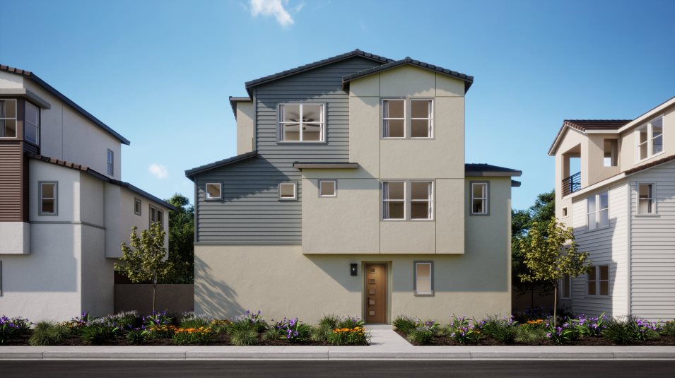 Abstract Traditional home image