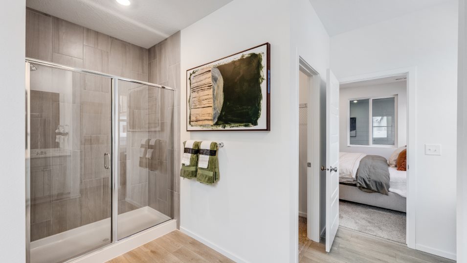 Pearl owners suite bathroom shower