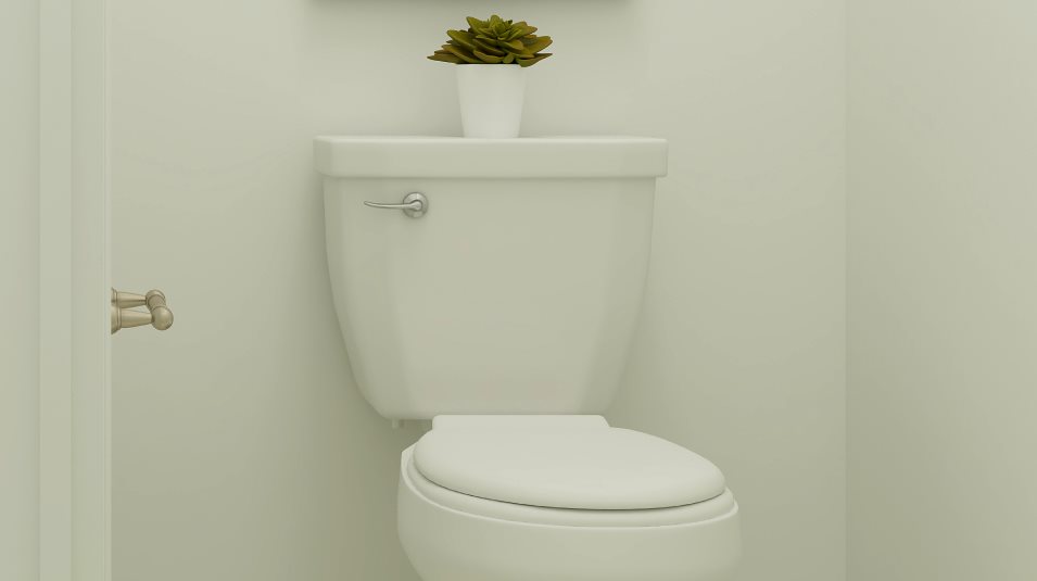 Water Conserving Elongated Commode