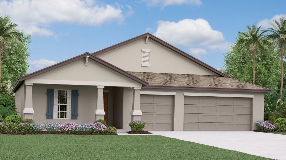 Sante Fe craftsman-inspired exterior