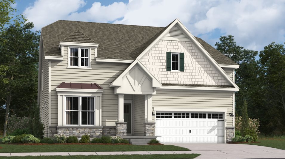 Dover Exterior Rendering Cottage