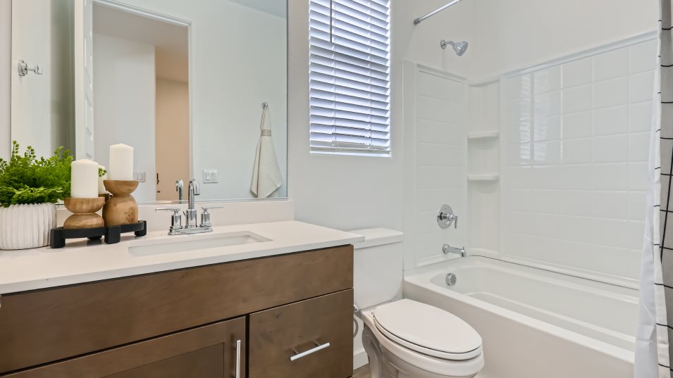 Bath2 interior with combined shower tub
