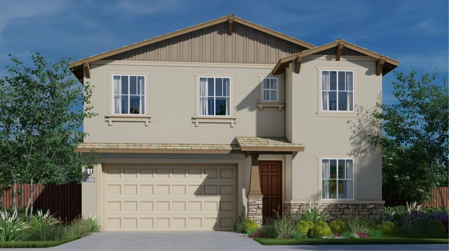 Residence 2024 Elevation B - Craftsman 