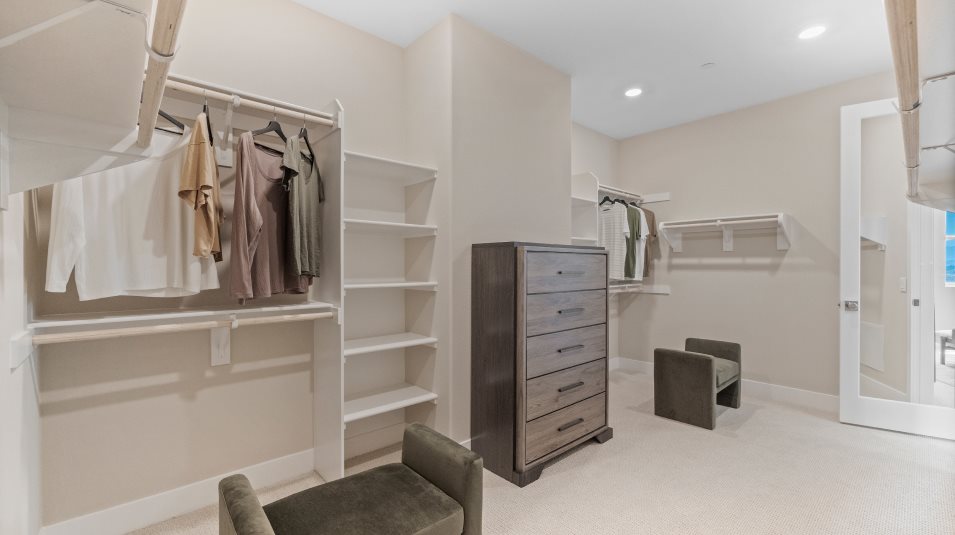 Owner's suite walk-in closet
