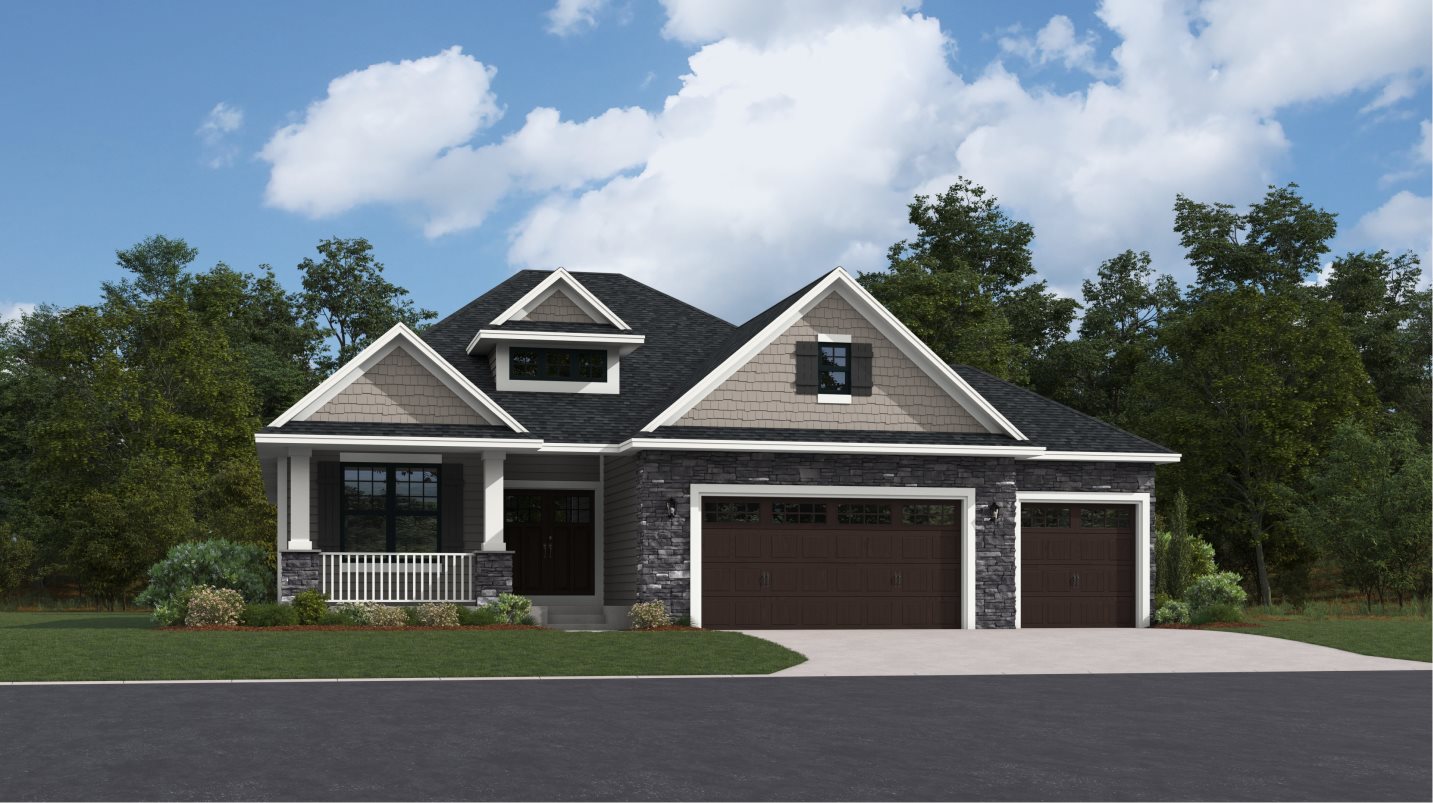 Monaco Cottage Exterior Rendering