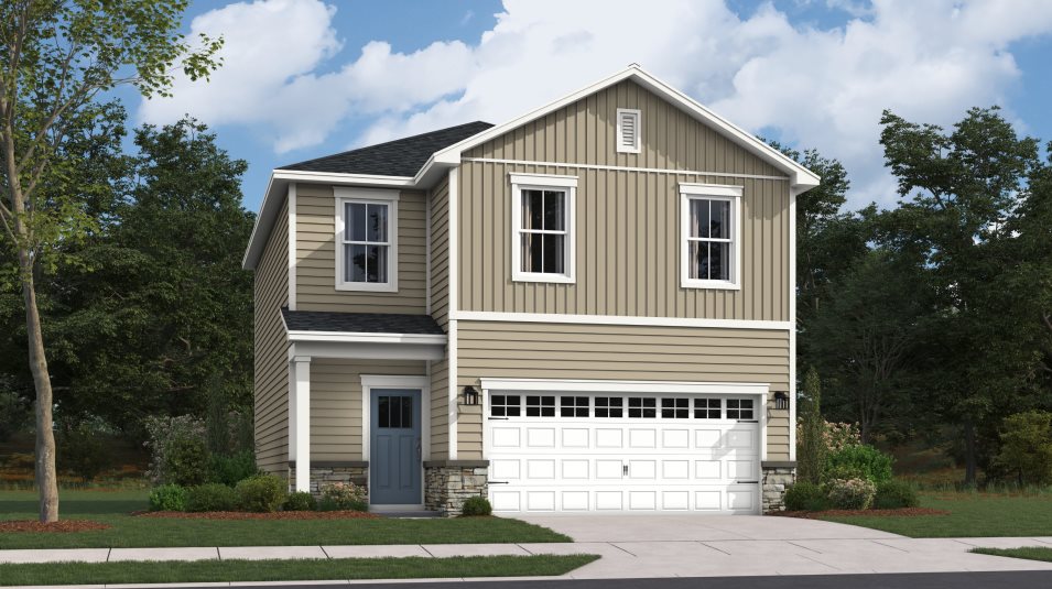 Whitman Exterior Rendering Cottage