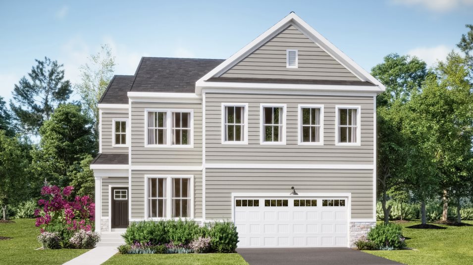 A traditional-styled exterior