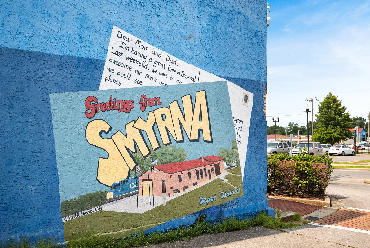 Smyrna Downtown Mural 1of5