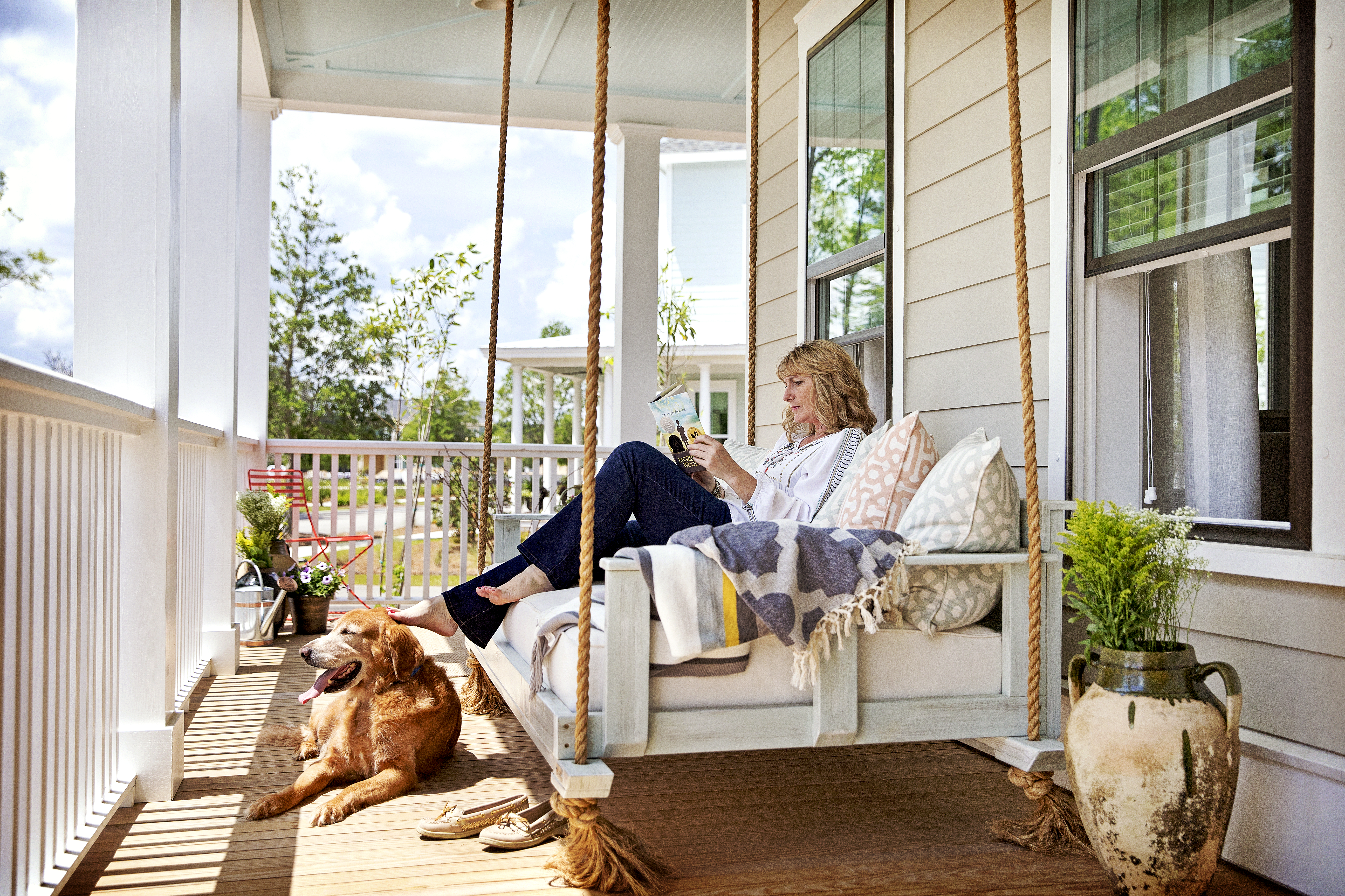 Beautiful homes with broad front porches