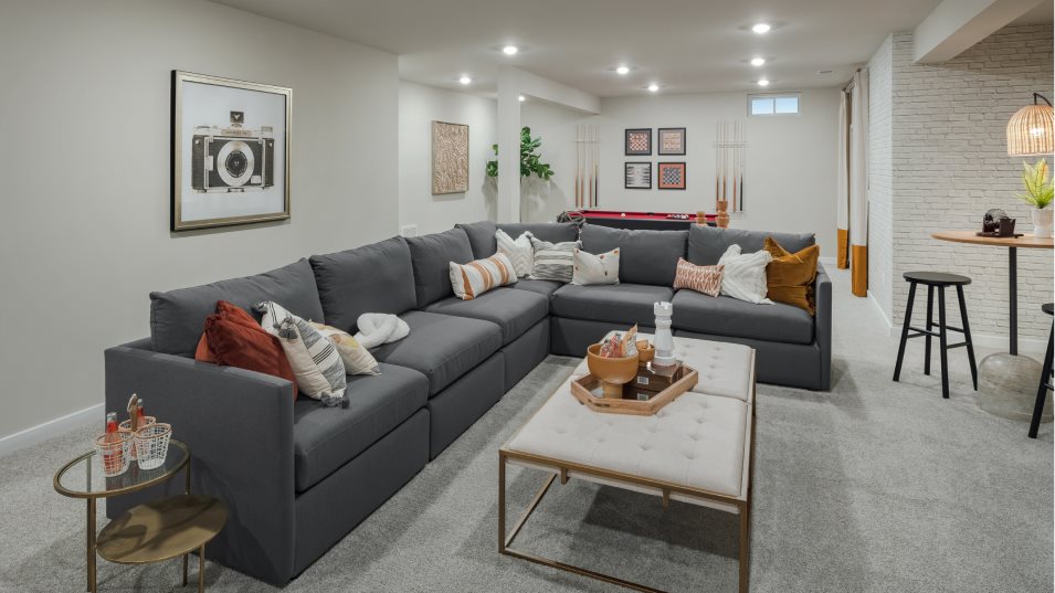 Concord Optional lower level recreation room