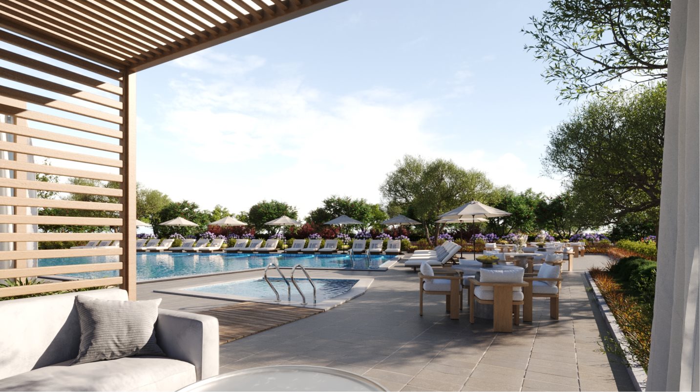Cortona pool amenity