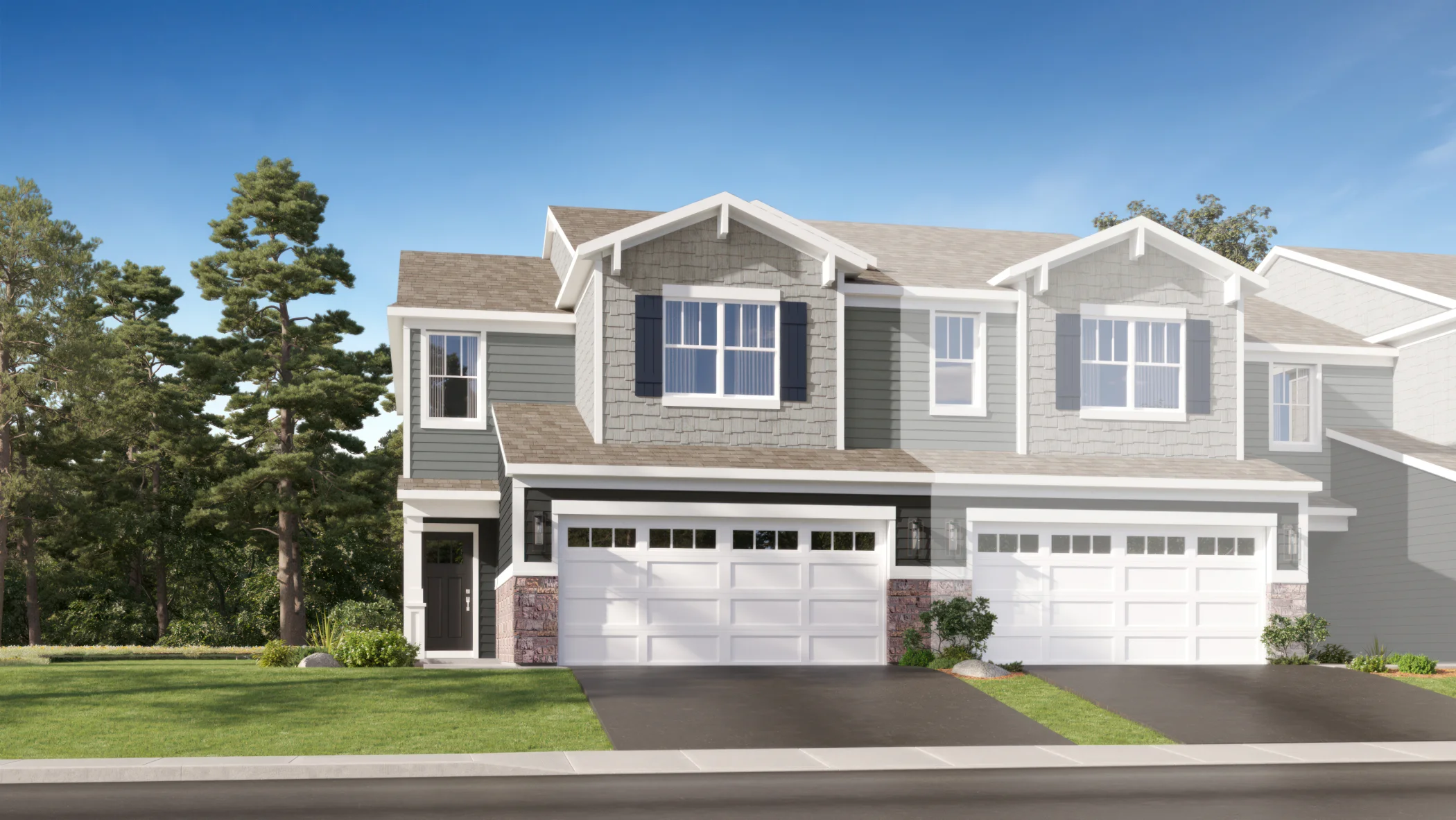 Oak Valley Townhomes Marianne2 G Craftsman