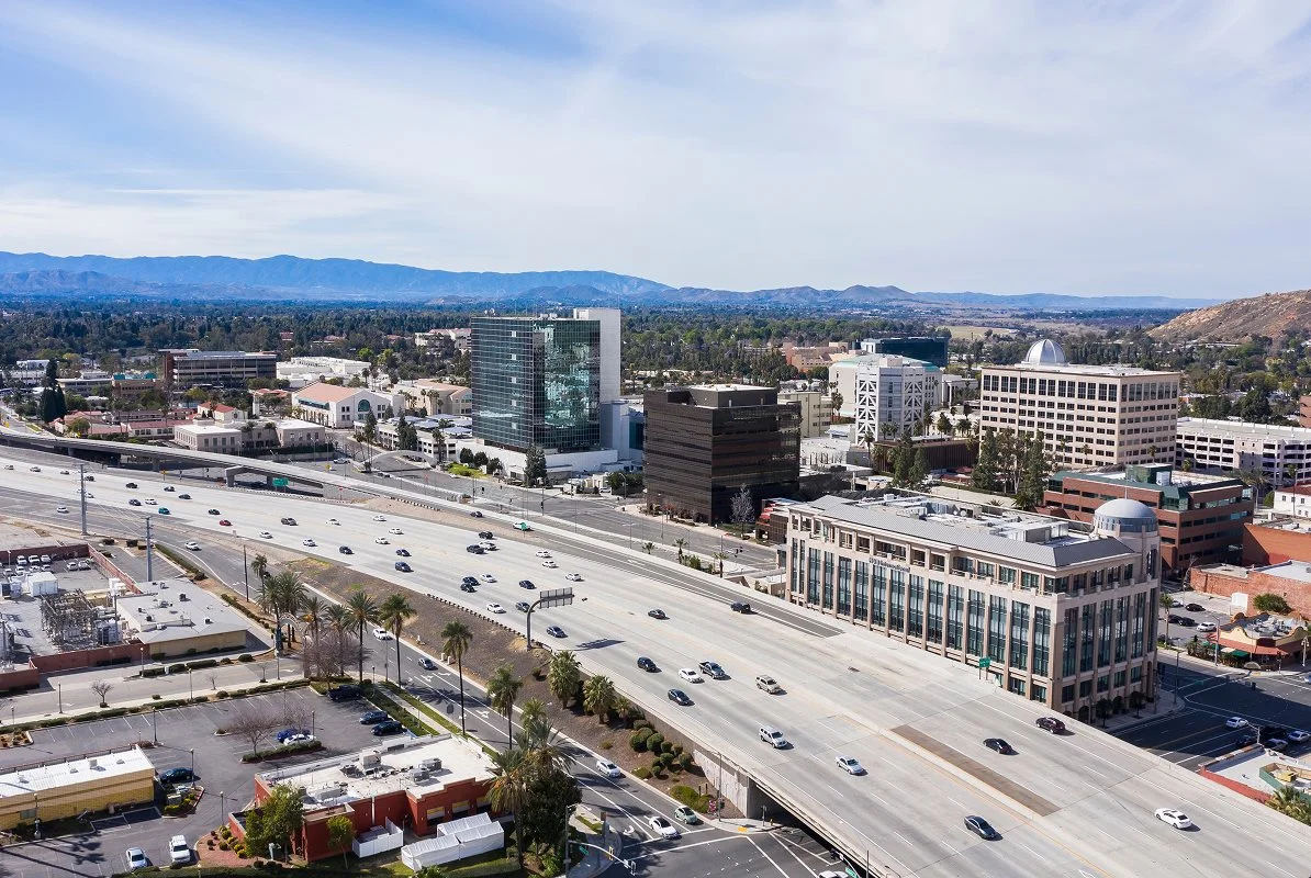 Riverside freeways